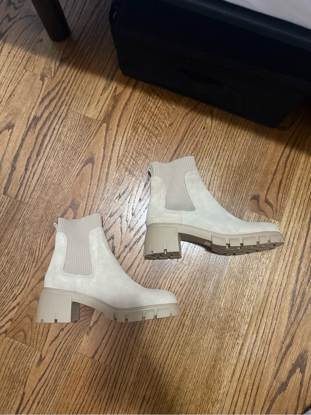 Brand New Steven Madden Boots in Light Tan